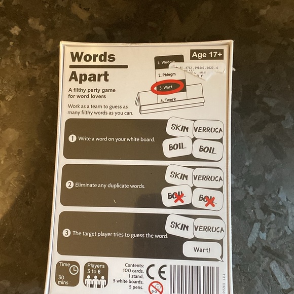 Card game - words apart - Picture 2 of 3